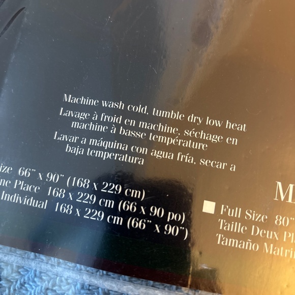 RALPH LAUREN ESTATE cotton thermal bed blanket - Picture 7 of 7